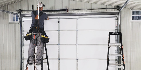 garage door jerks when opening