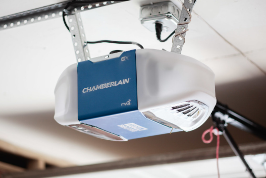 where is the learn button on a chamberlain garage door opener