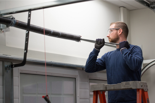 how to tighten a garage door spring