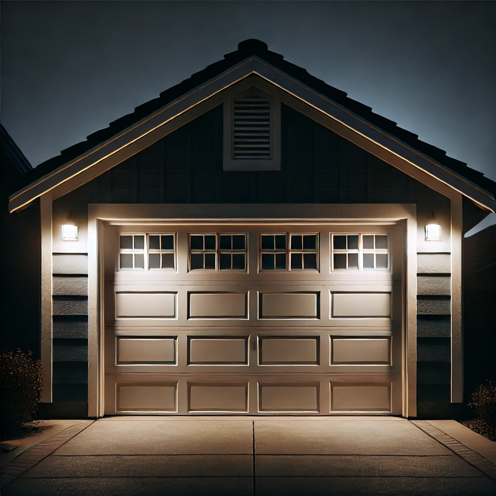 garage door lights won't turn off