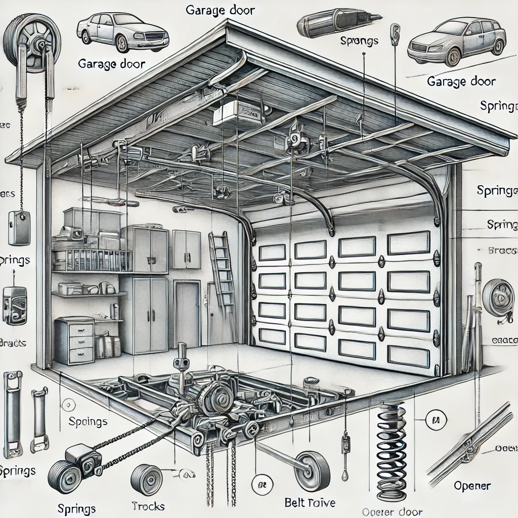 how does a garage door work