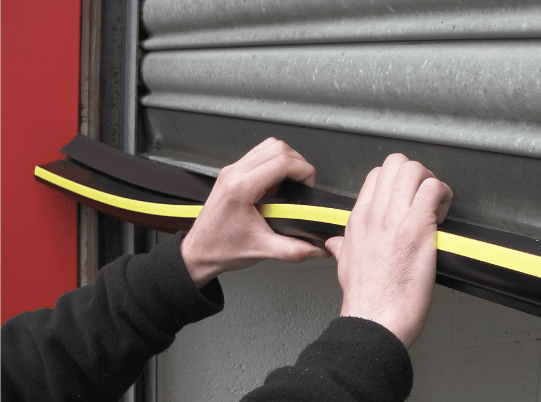 how to open garage door manually from inside