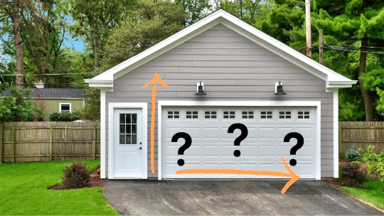 garage door width