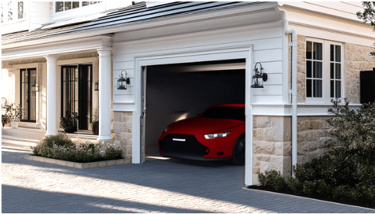 garage door width